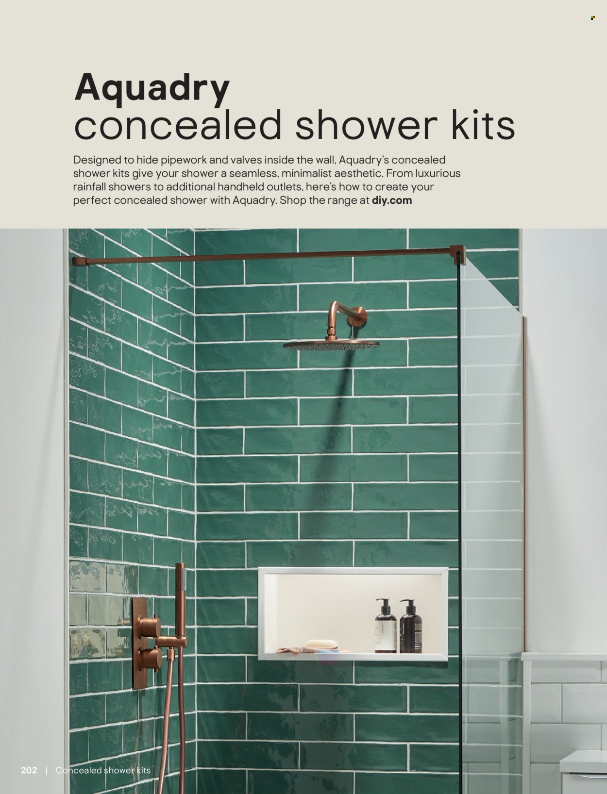 B&Q offer - Bathroom collections