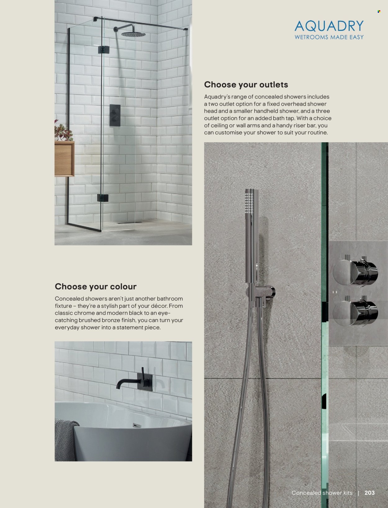 B&Q offer - Bathroom collections