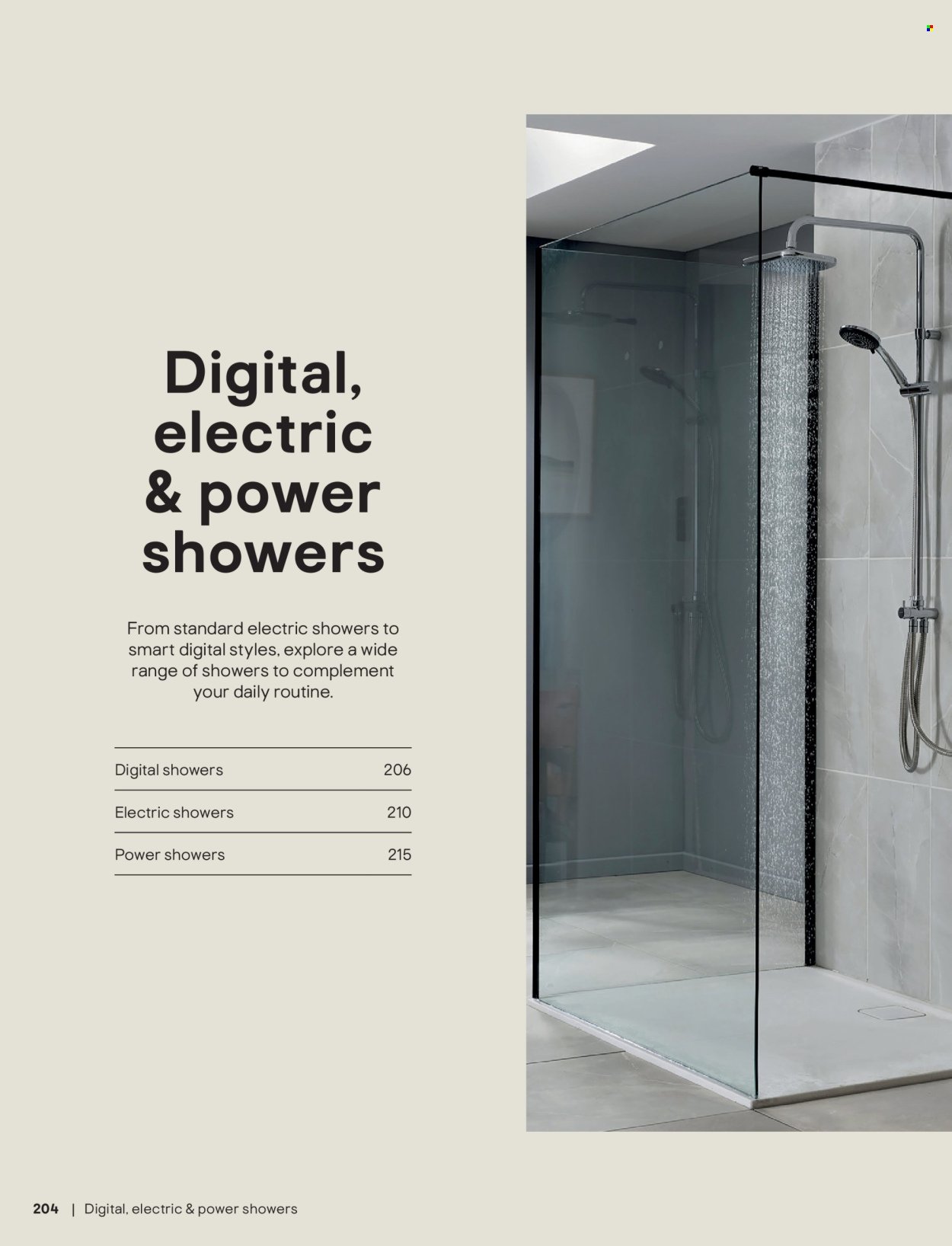 B&Q offer - Bathroom collections