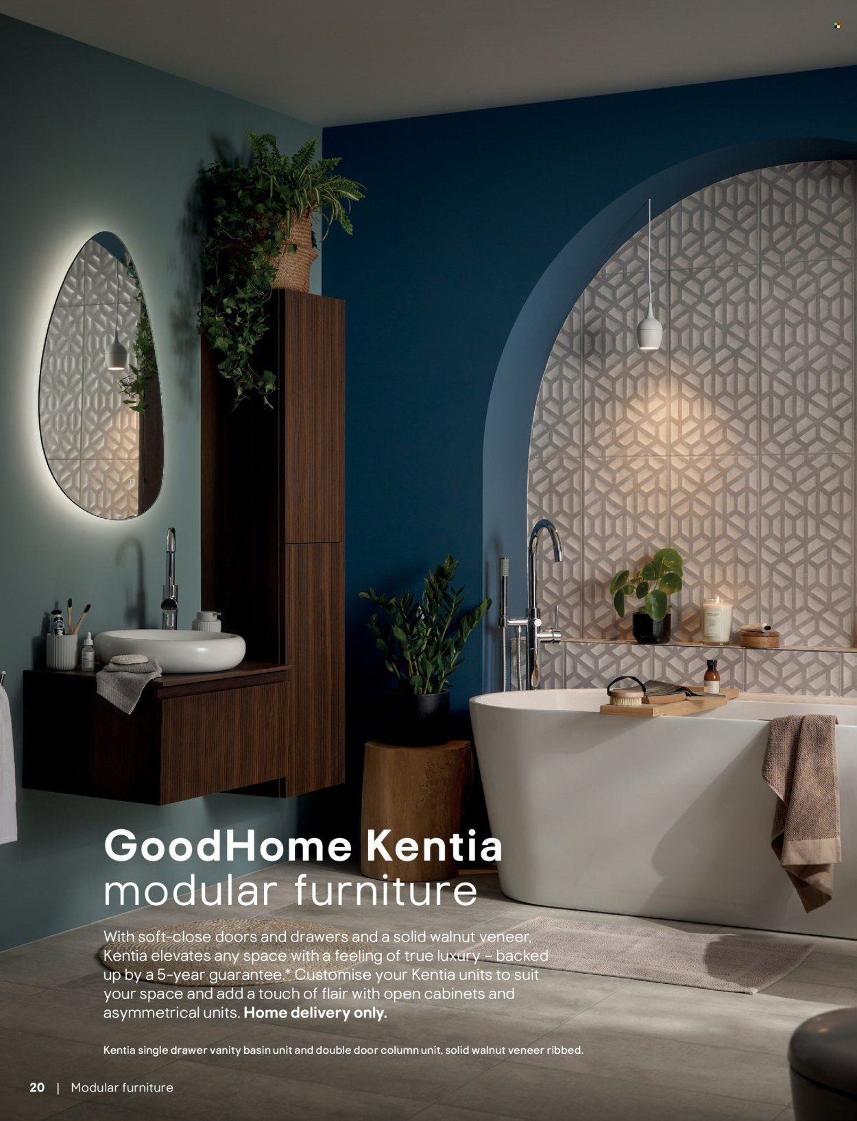 B&Q offer - Bathroom collections