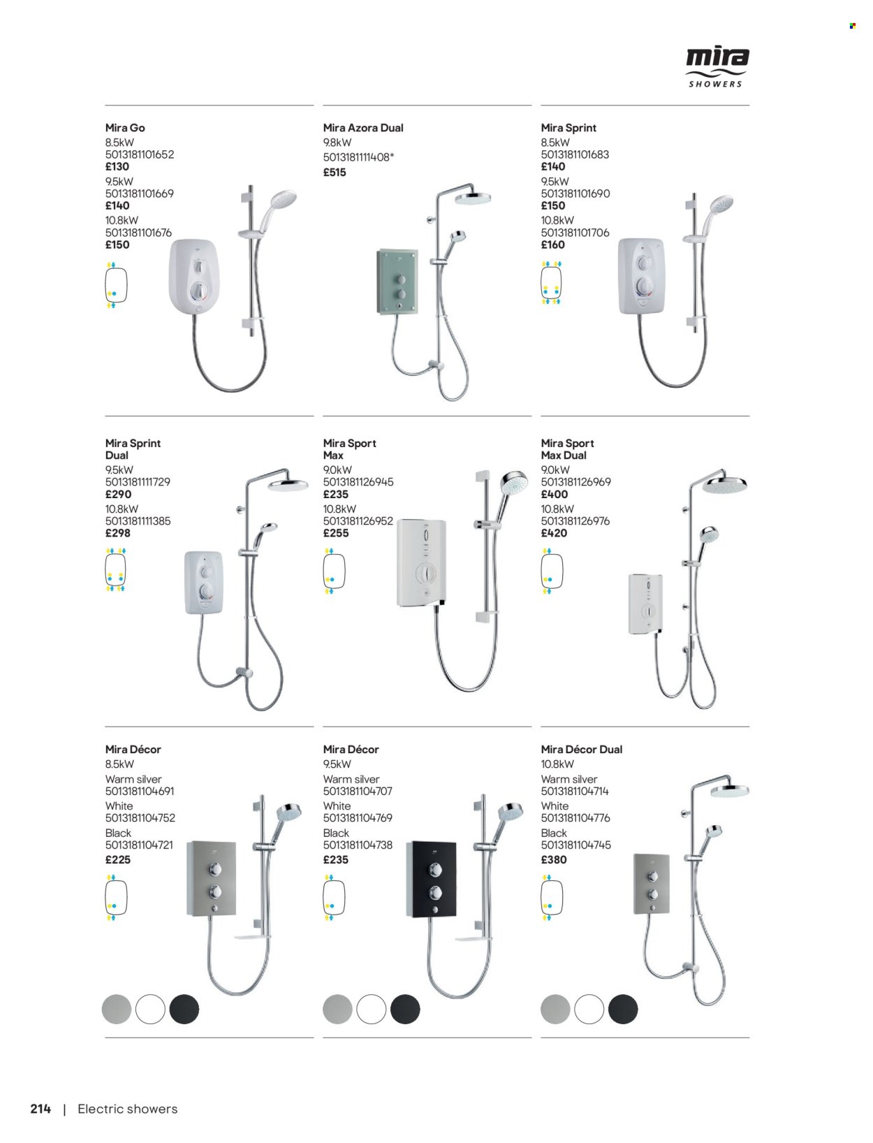 B&Q offer - Bathroom collections