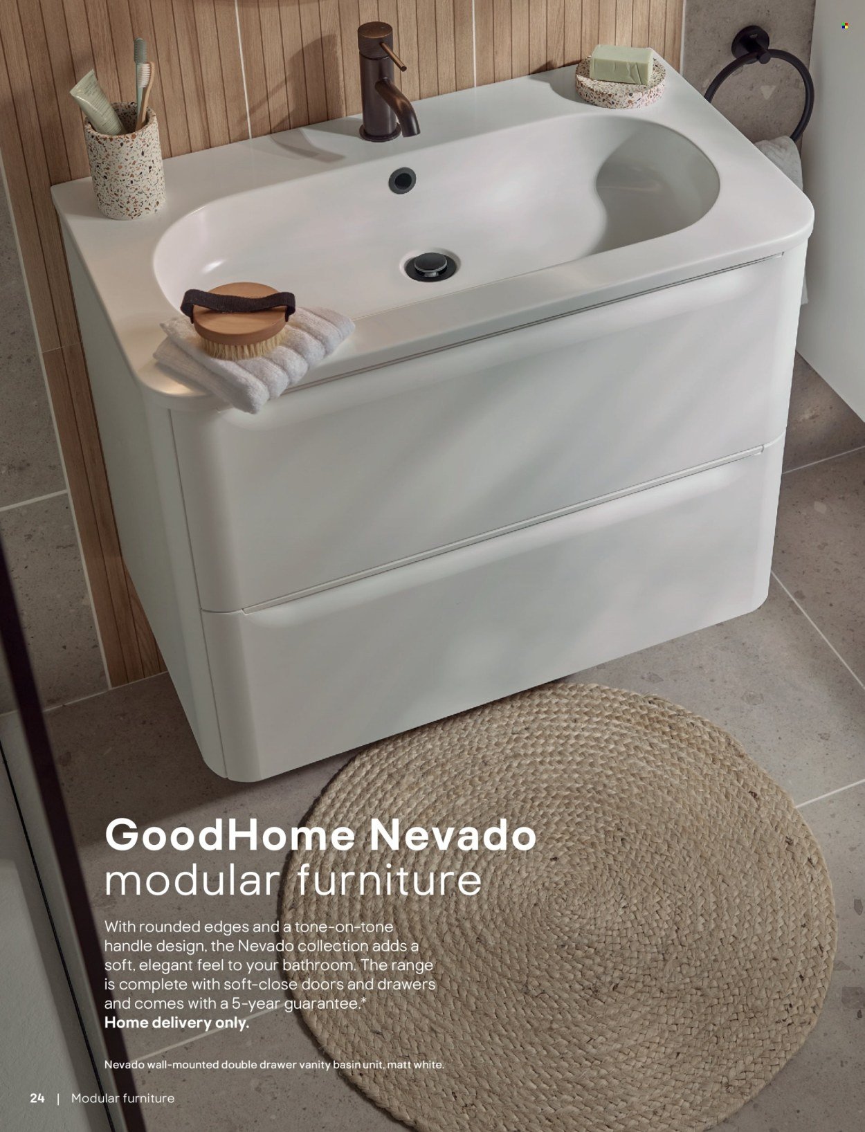 B&Q offer - Bathroom collections