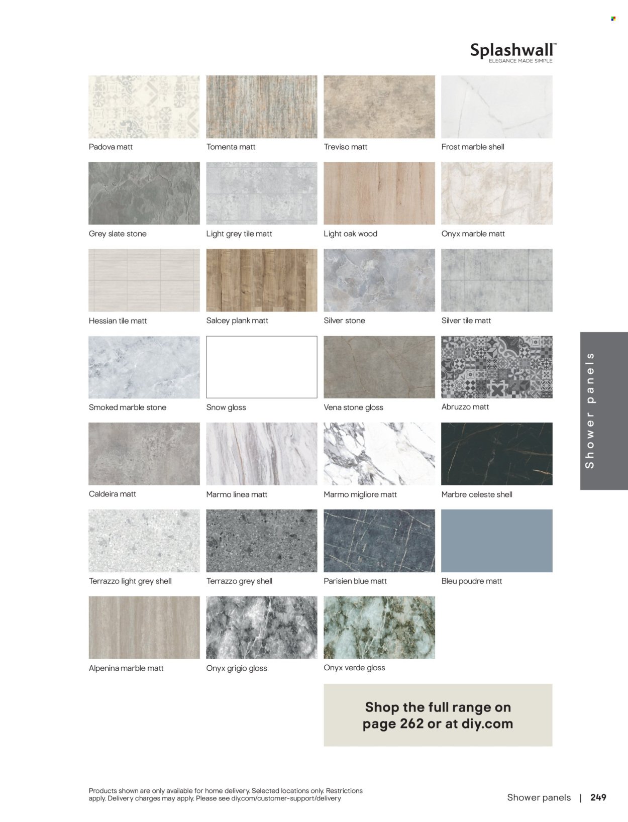 B&Q offer - Bathroom collections