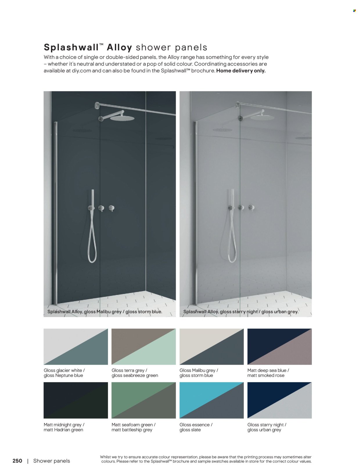 B&Q offer - Bathroom collections
