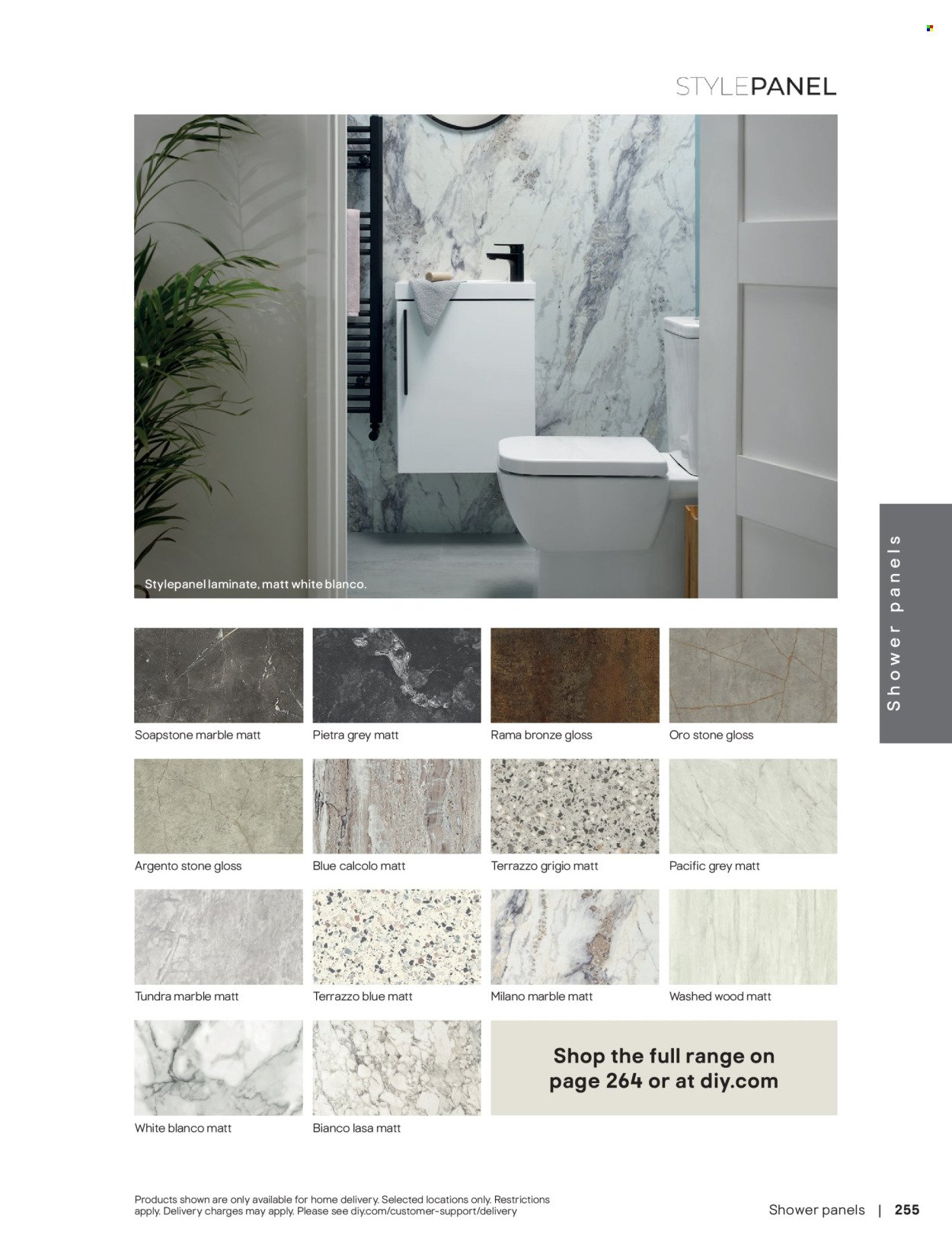 B&Q offer - Bathroom collections