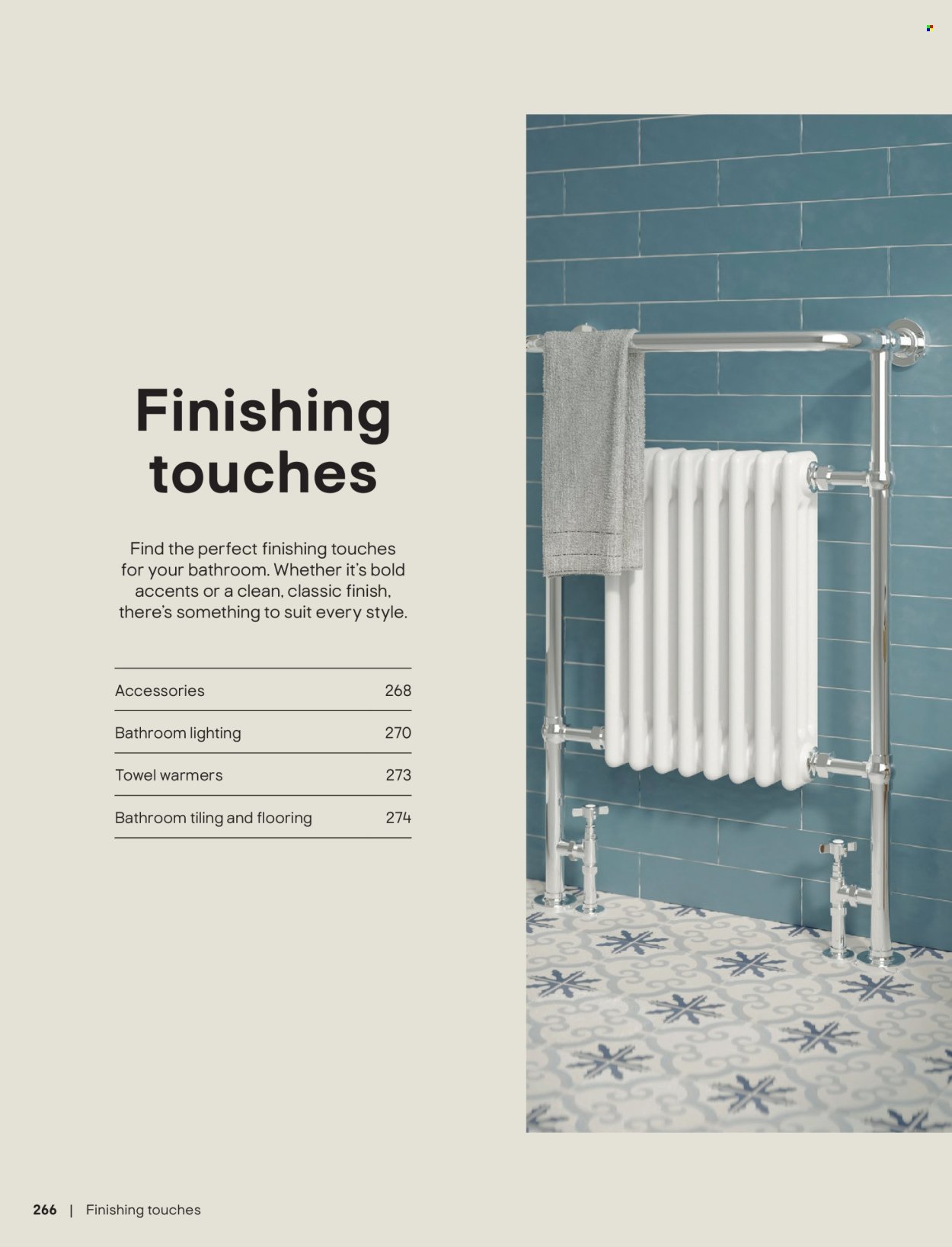 B&Q offer - Bathroom collections