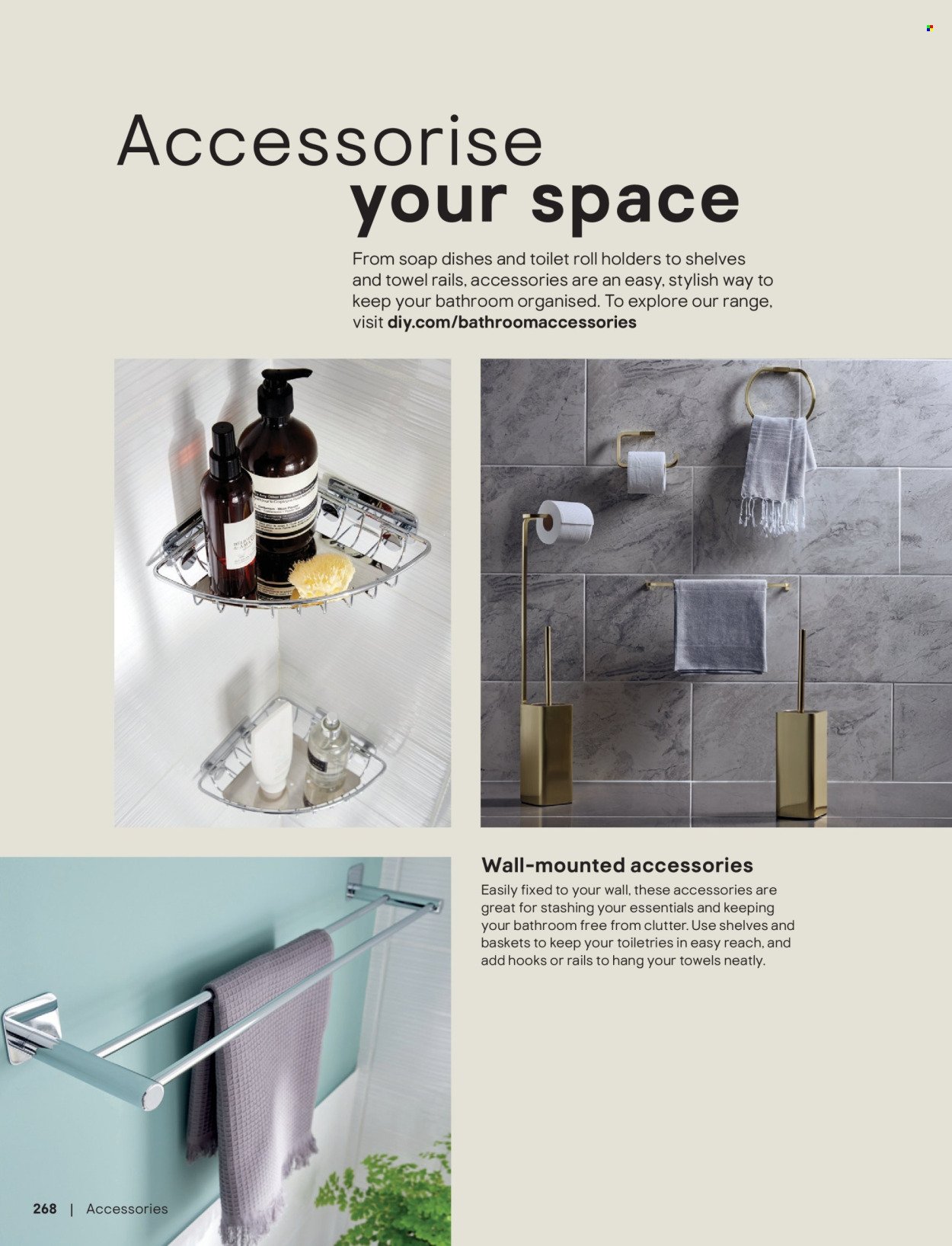 B&Q offer - Bathroom collections