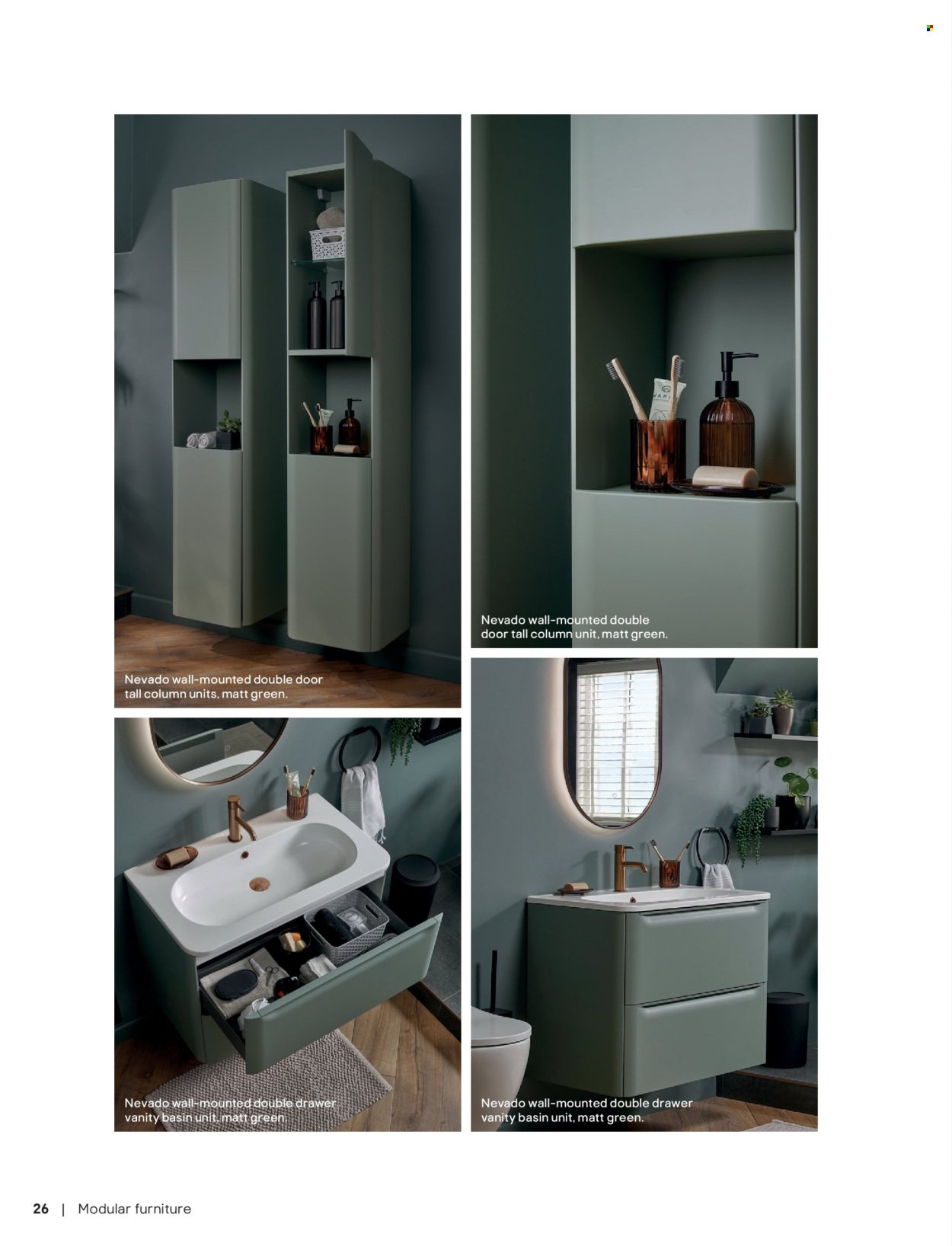 B&Q offer - Bathroom collections
