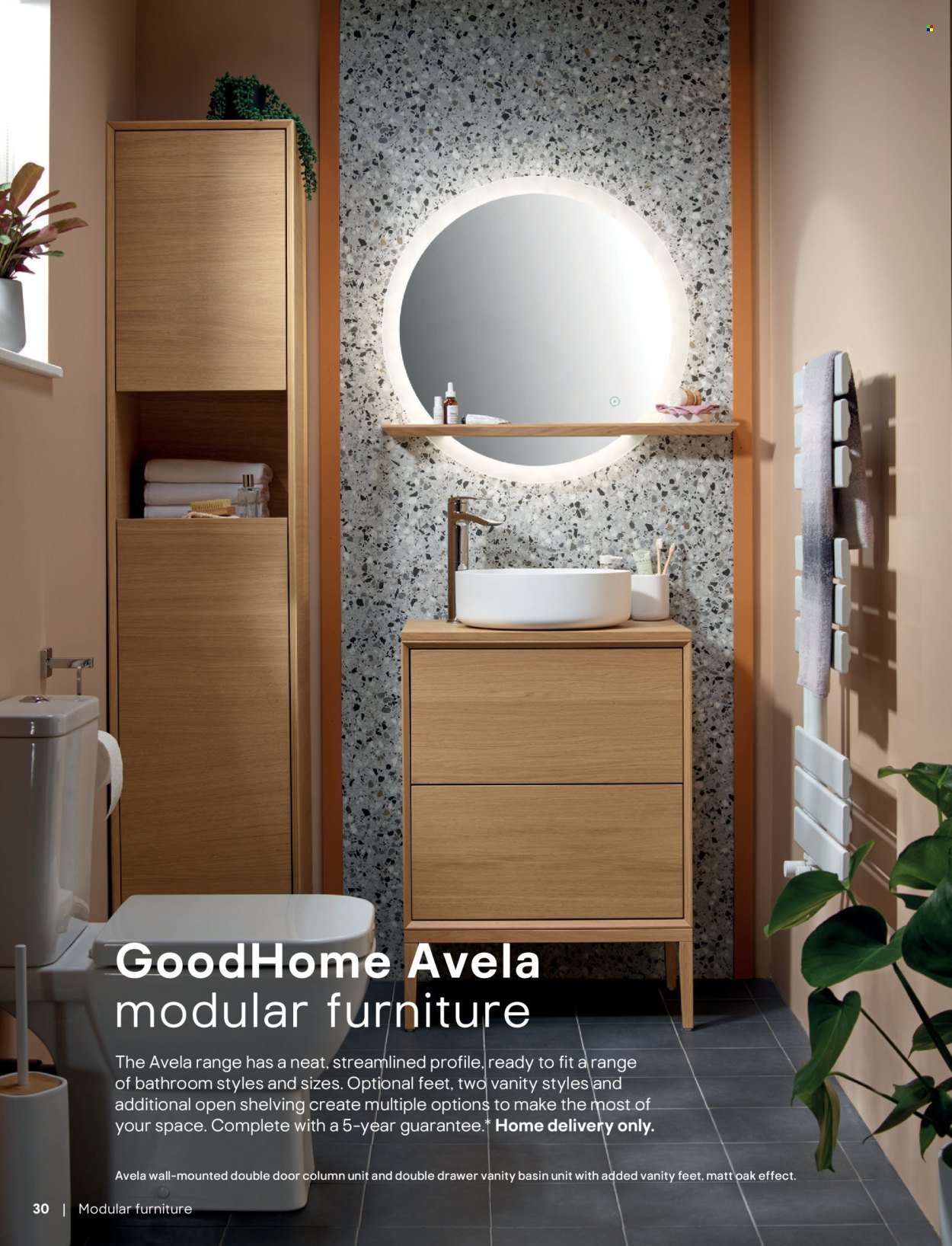 B&Q offer - Bathroom collections