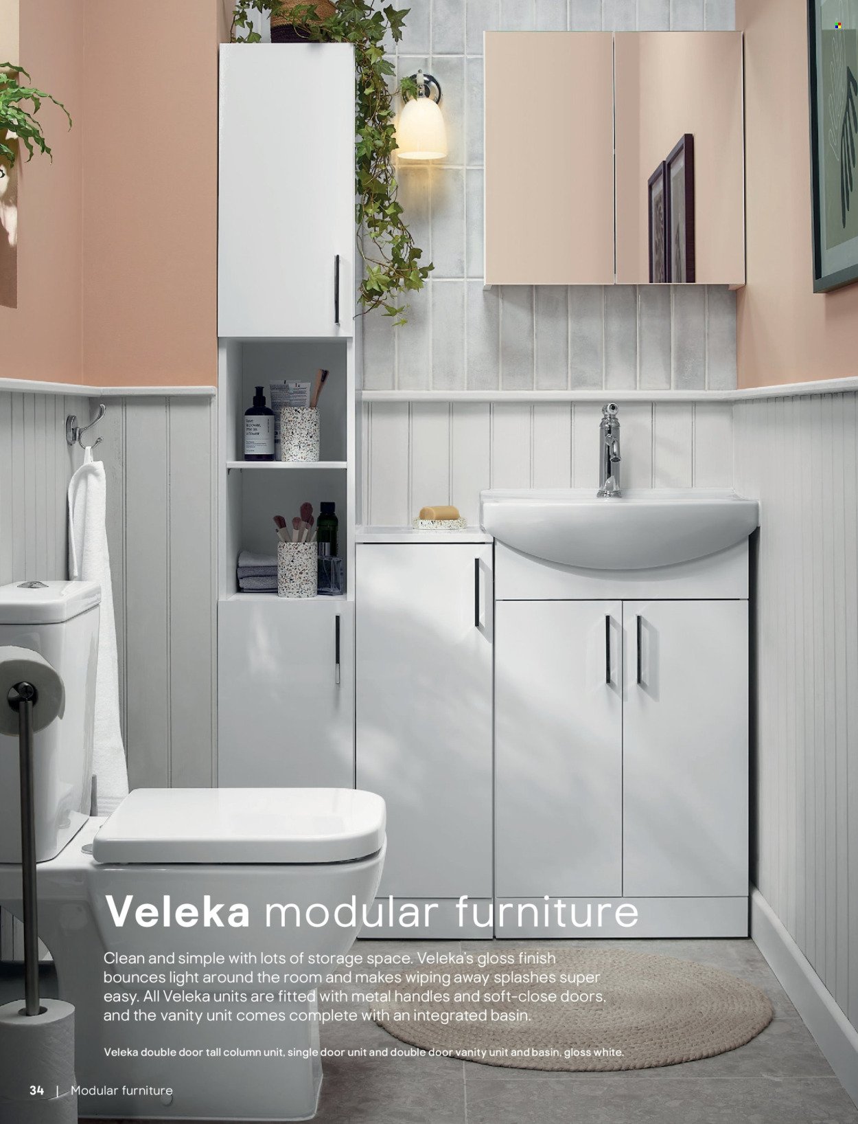 B&Q offer - Bathroom collections