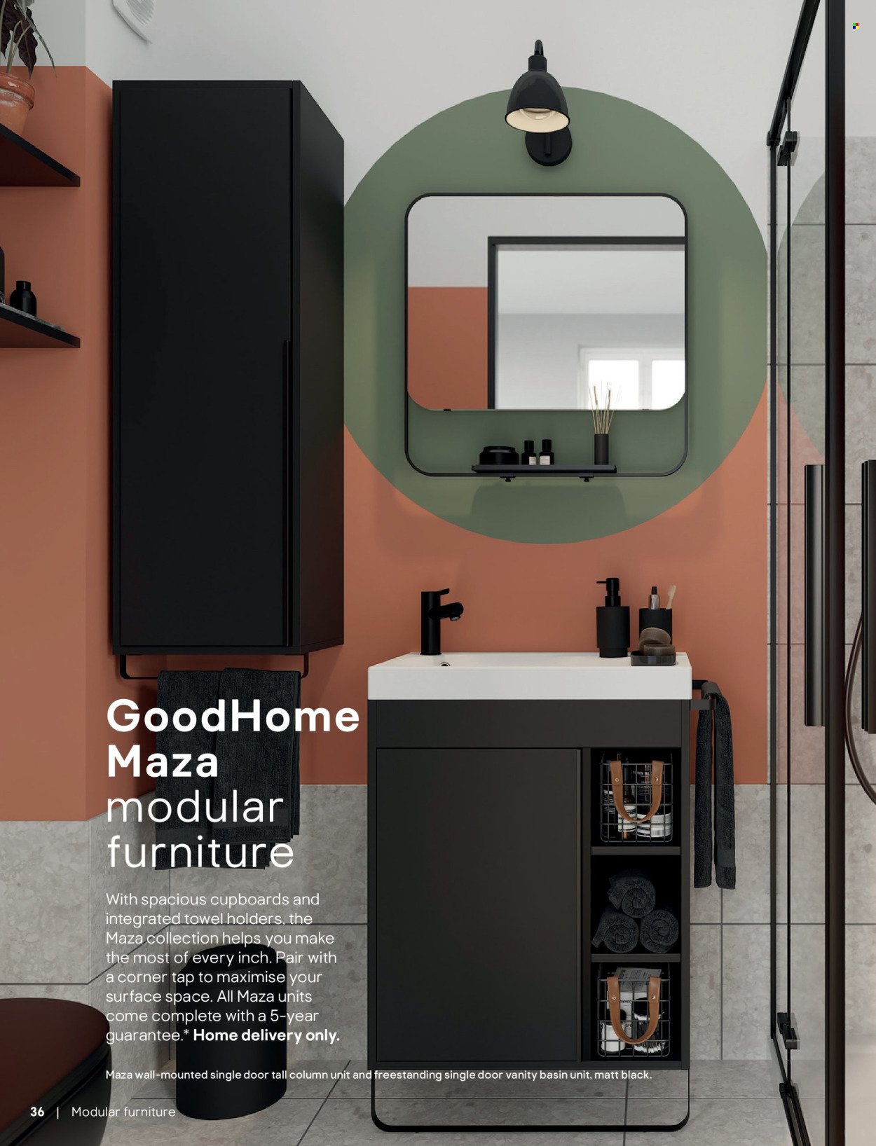 B&Q offer - Bathroom collections