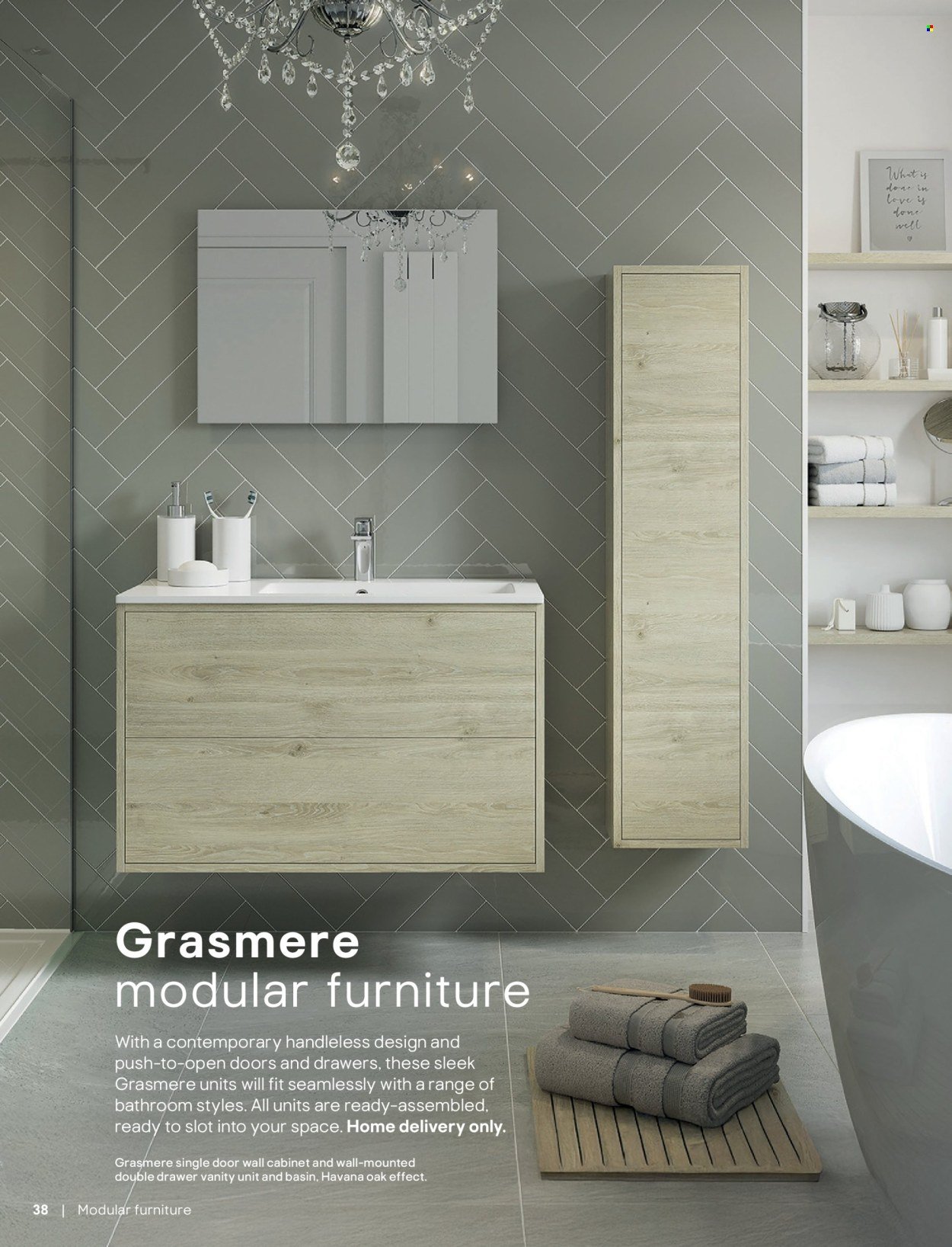 B&Q offer - Bathroom collections