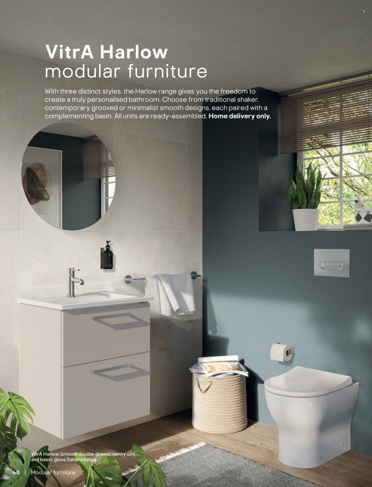 B&Q offer - Bathroom collections