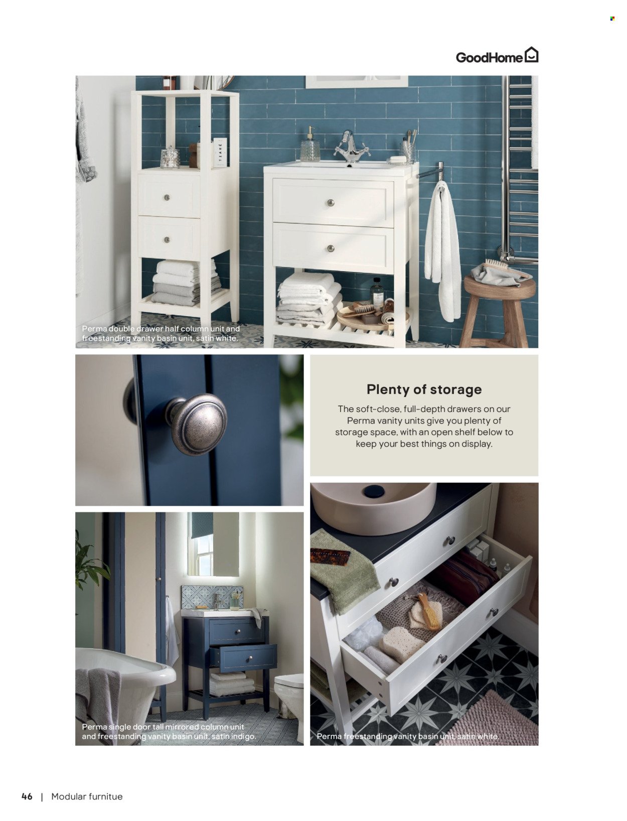 B&Q offer - Bathroom collections