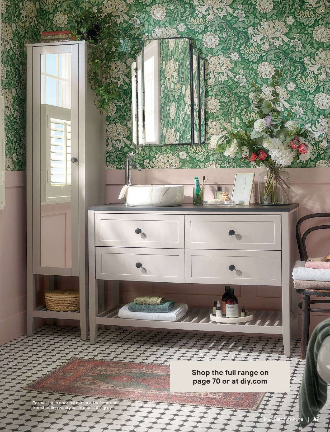 B&Q offer - Bathroom collections