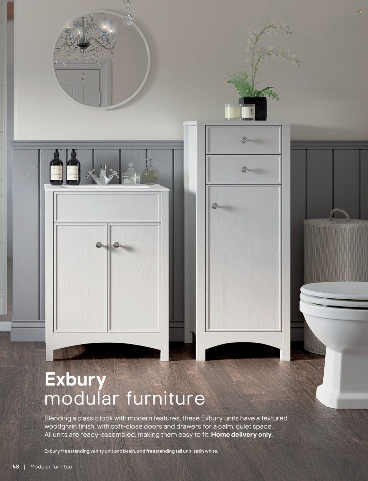 B&Q offer - Bathroom collections