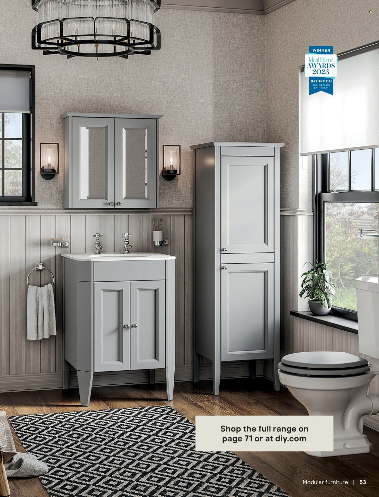 B&Q offer - Bathroom collections
