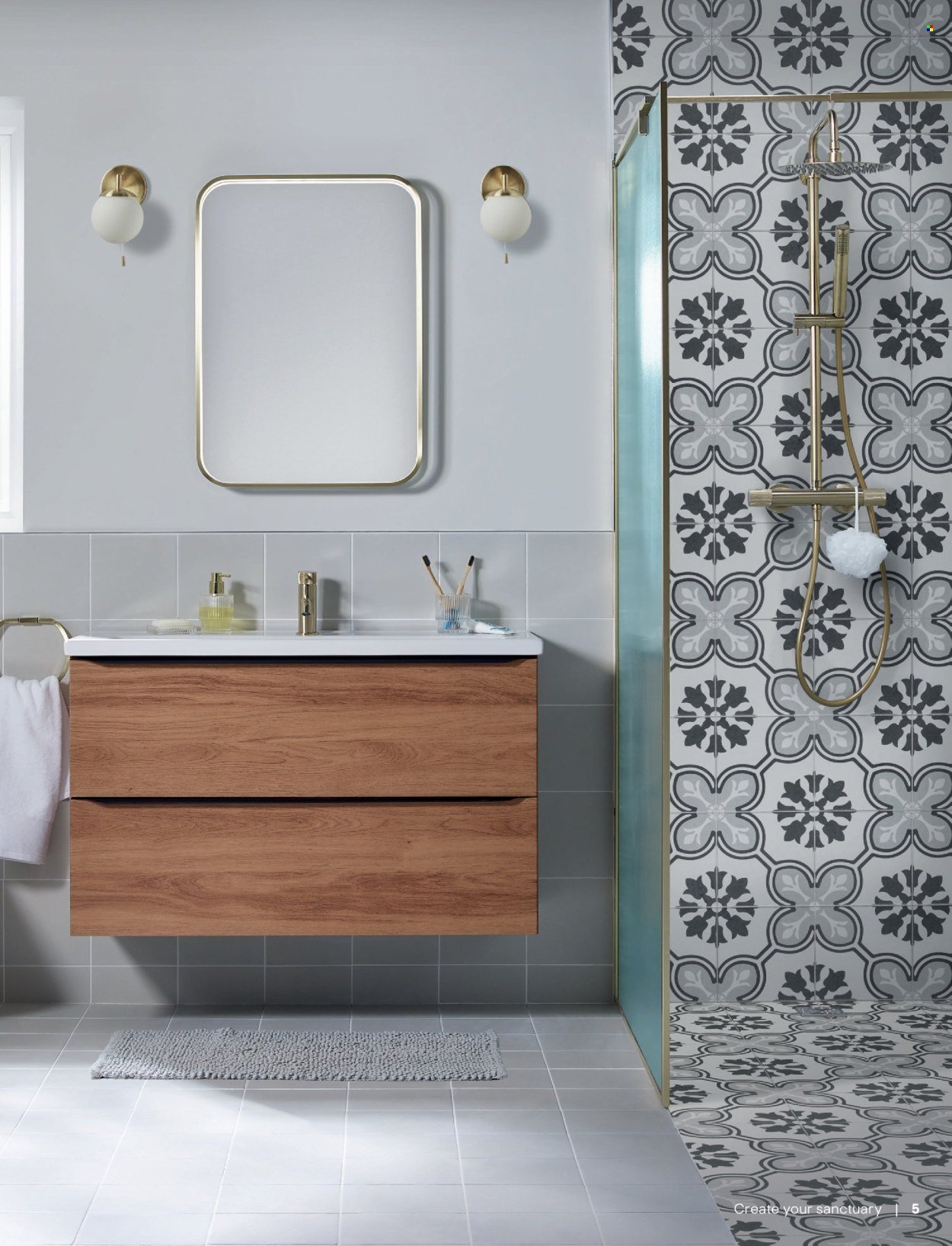 B&Q offer - Bathroom collections
