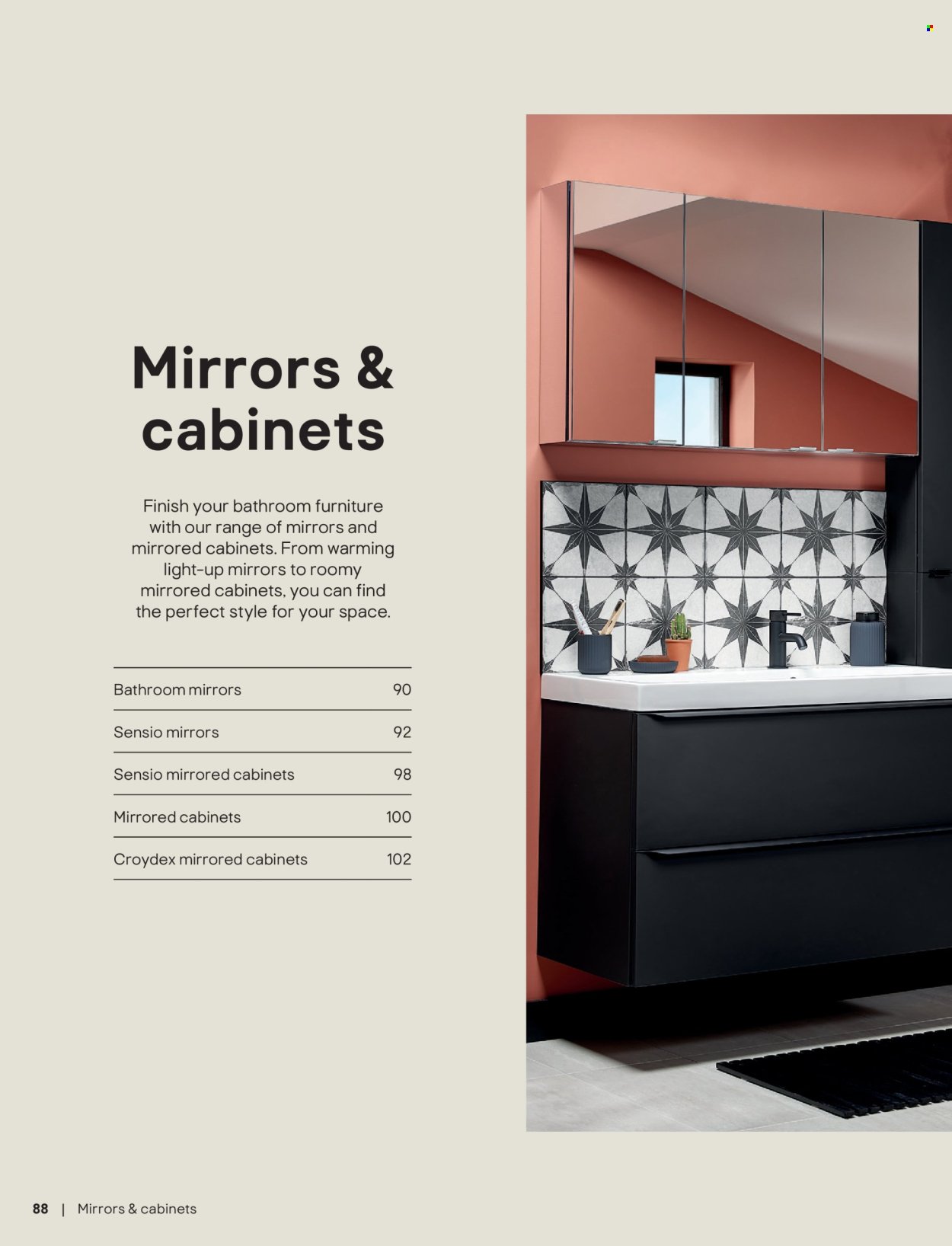 B&Q offer - Bathroom collections