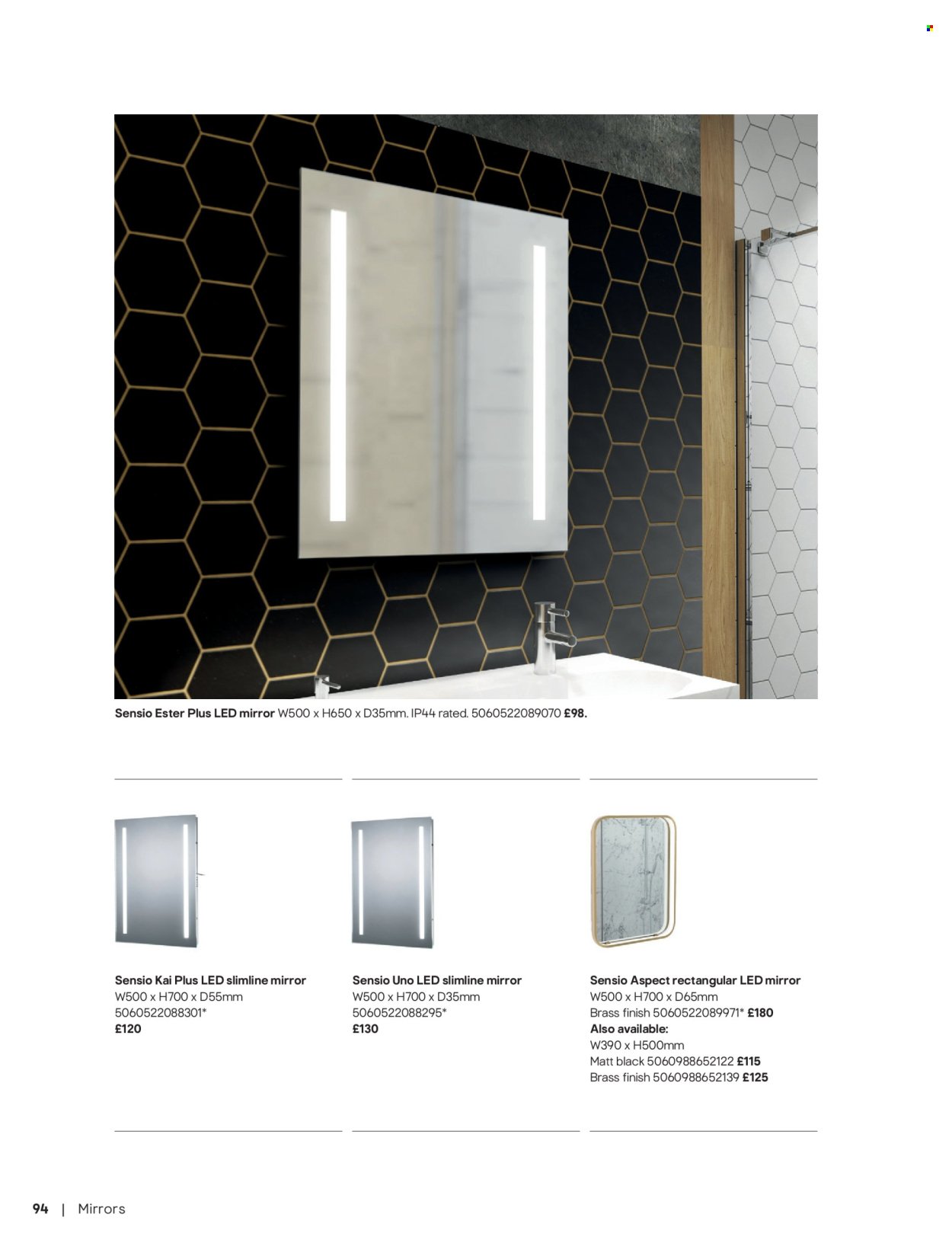 B&Q offer - Bathroom collections