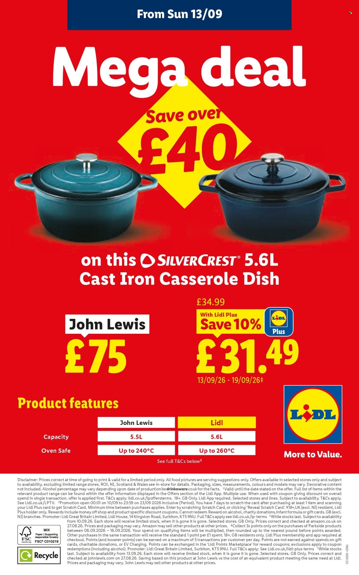 LIDL offer - Local Weekly Leaflet