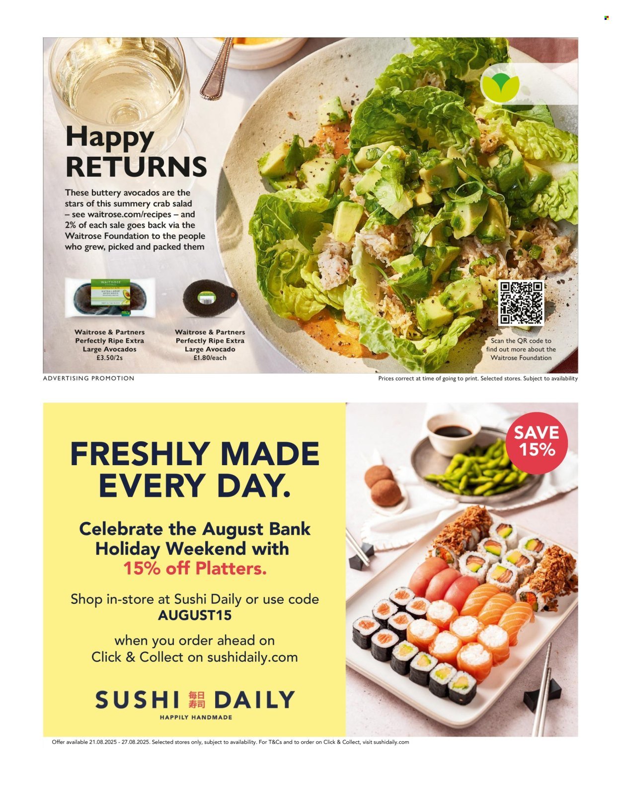 WAITROSE offer - Weekend (2025-08-20) | 20