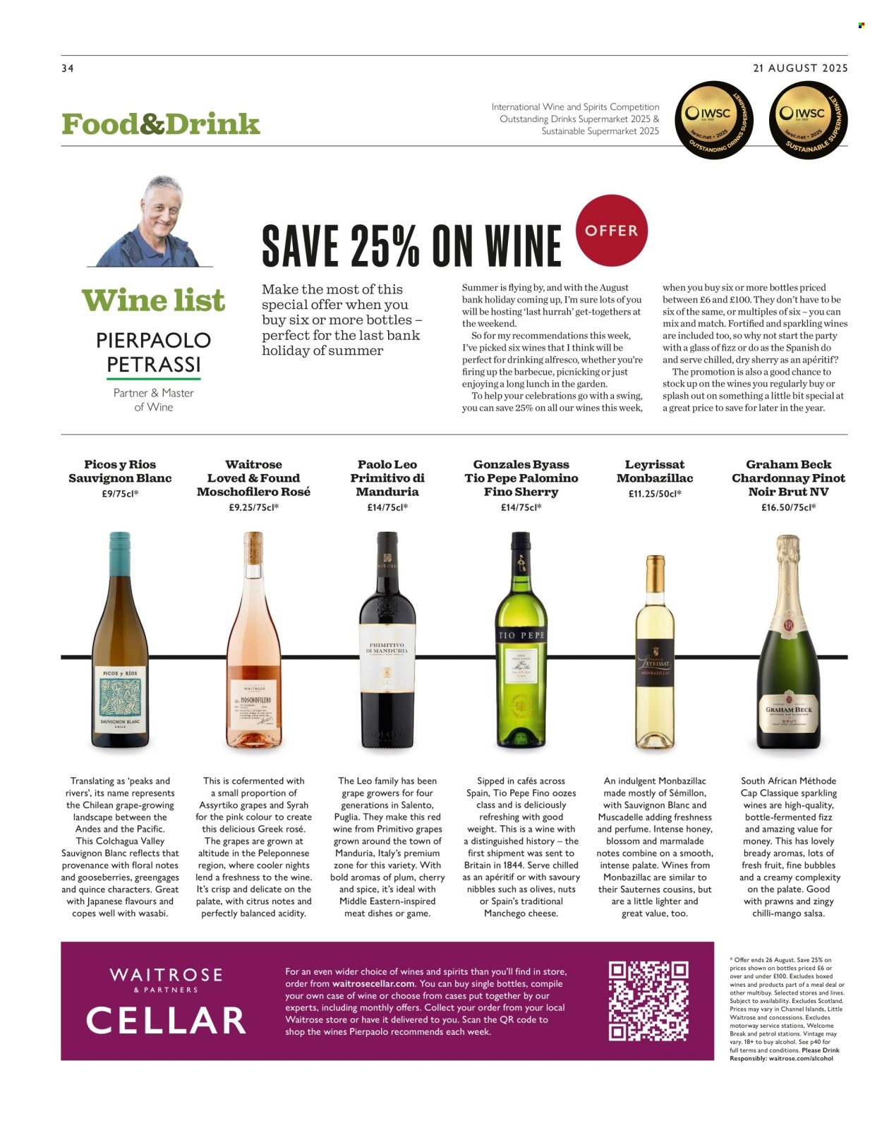 WAITROSE offer - Weekend (2025-08-20) | 34