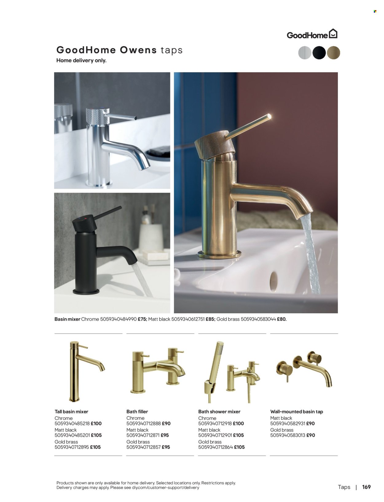 B&Q offer - Bathroom collections (2025-12-18) | 169