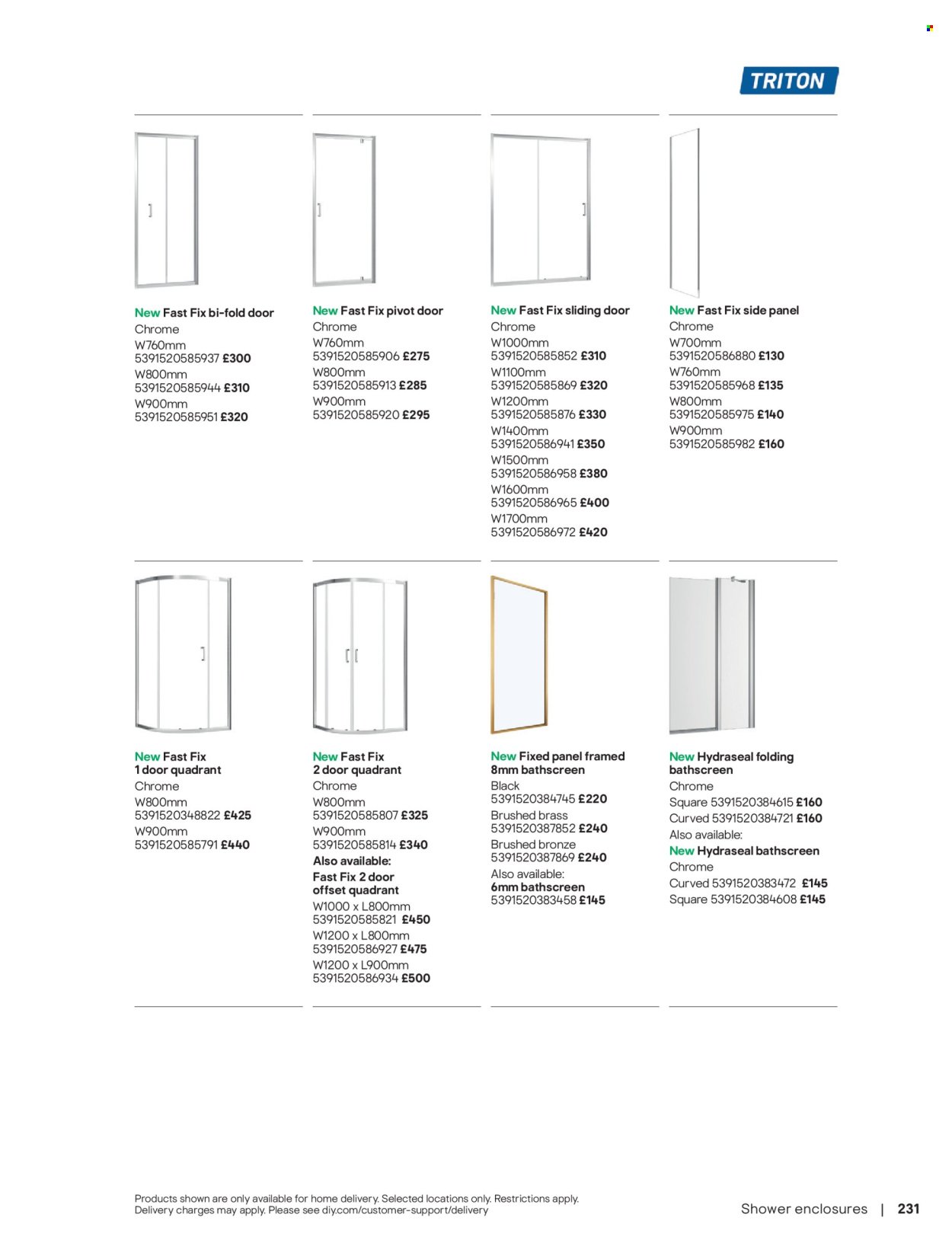 B&Q offer - Bathroom collections (2025-12-18) | 231