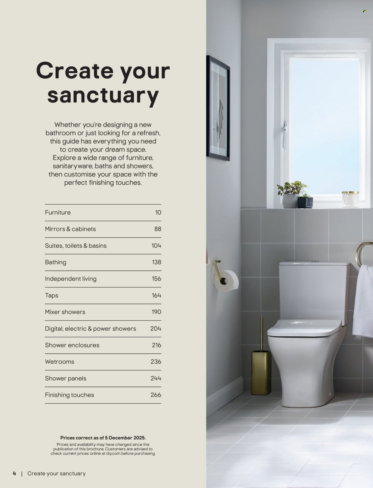 B&Q offer - Bathroom collections (2025-12-18) | 4