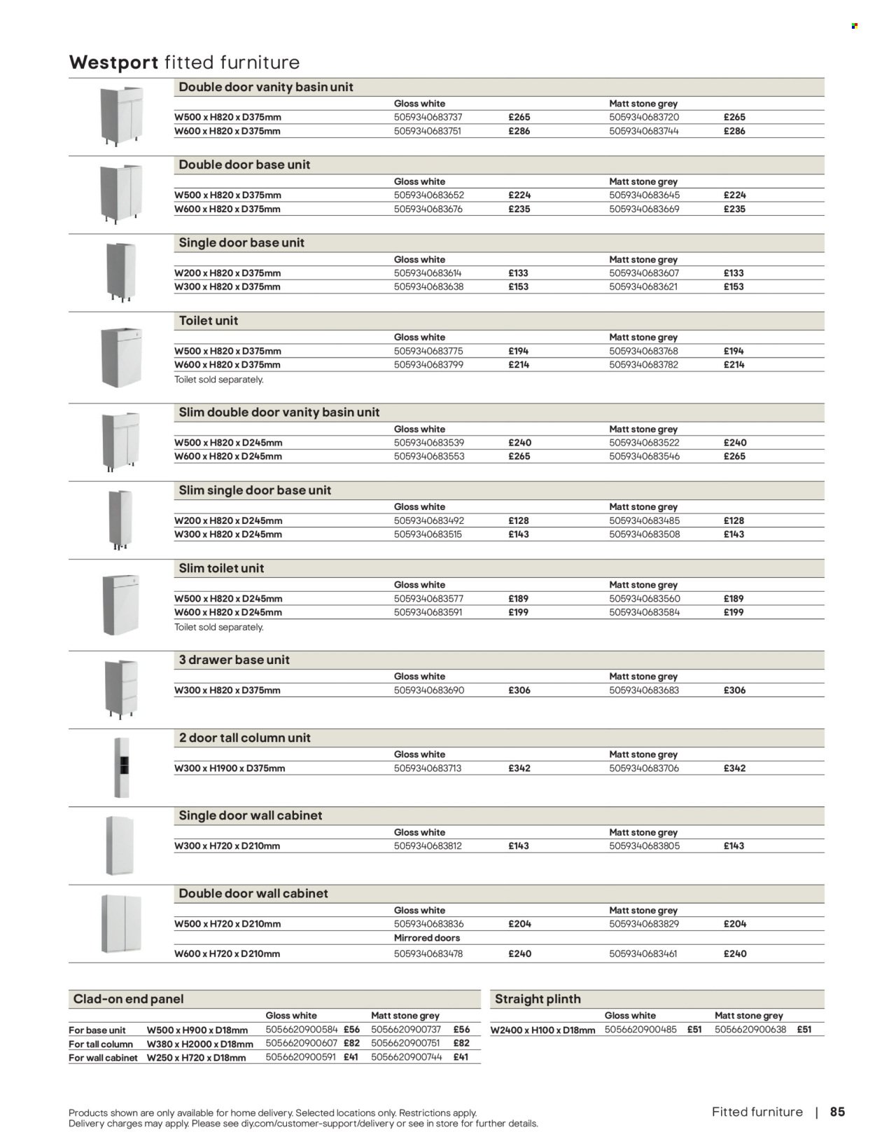 B&Q offer - Bathroom collections (2025-12-18) | 85