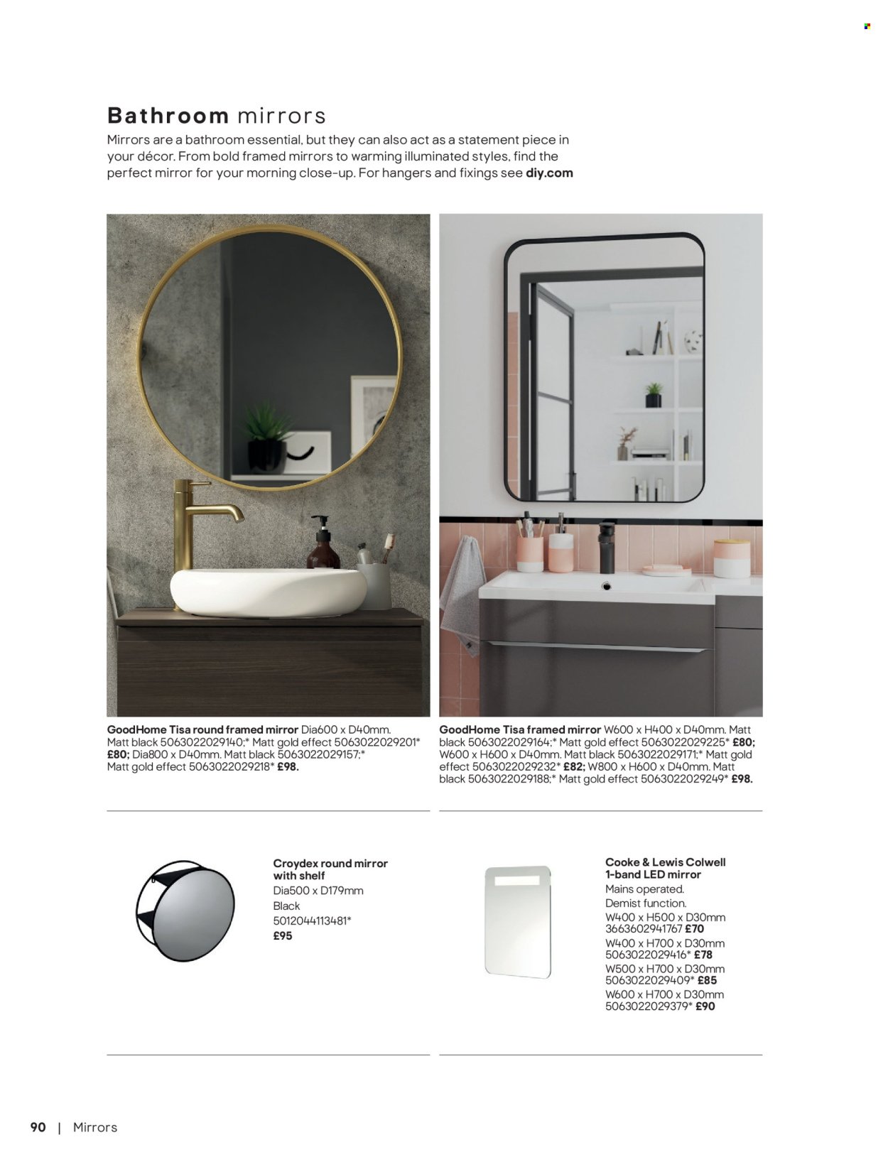 B&Q offer - Bathroom collections (2025-12-18) | 90