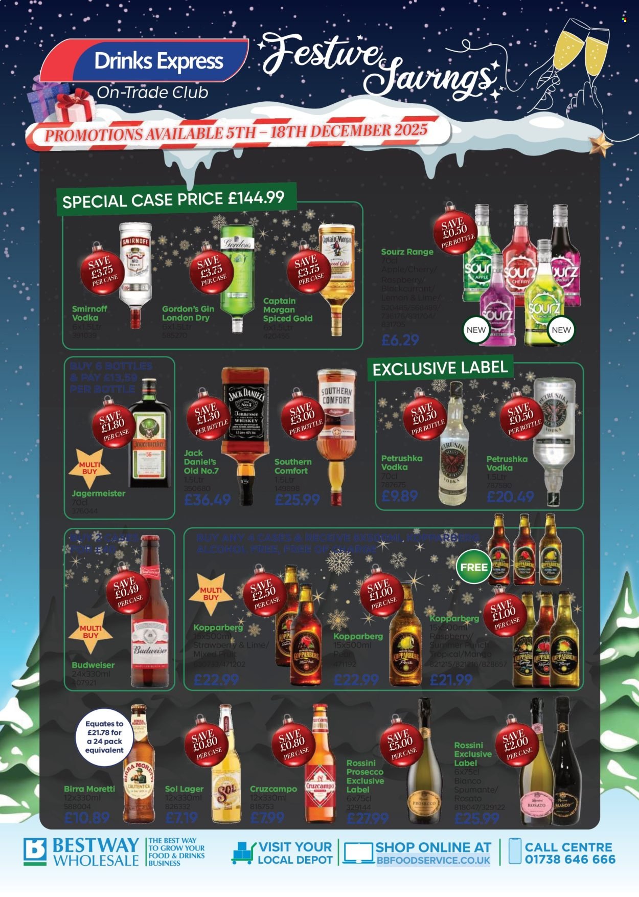 BESTWAY offer - Drinks Express Trade Week Offers (2025-12-05 - 2025-12-18) | 1