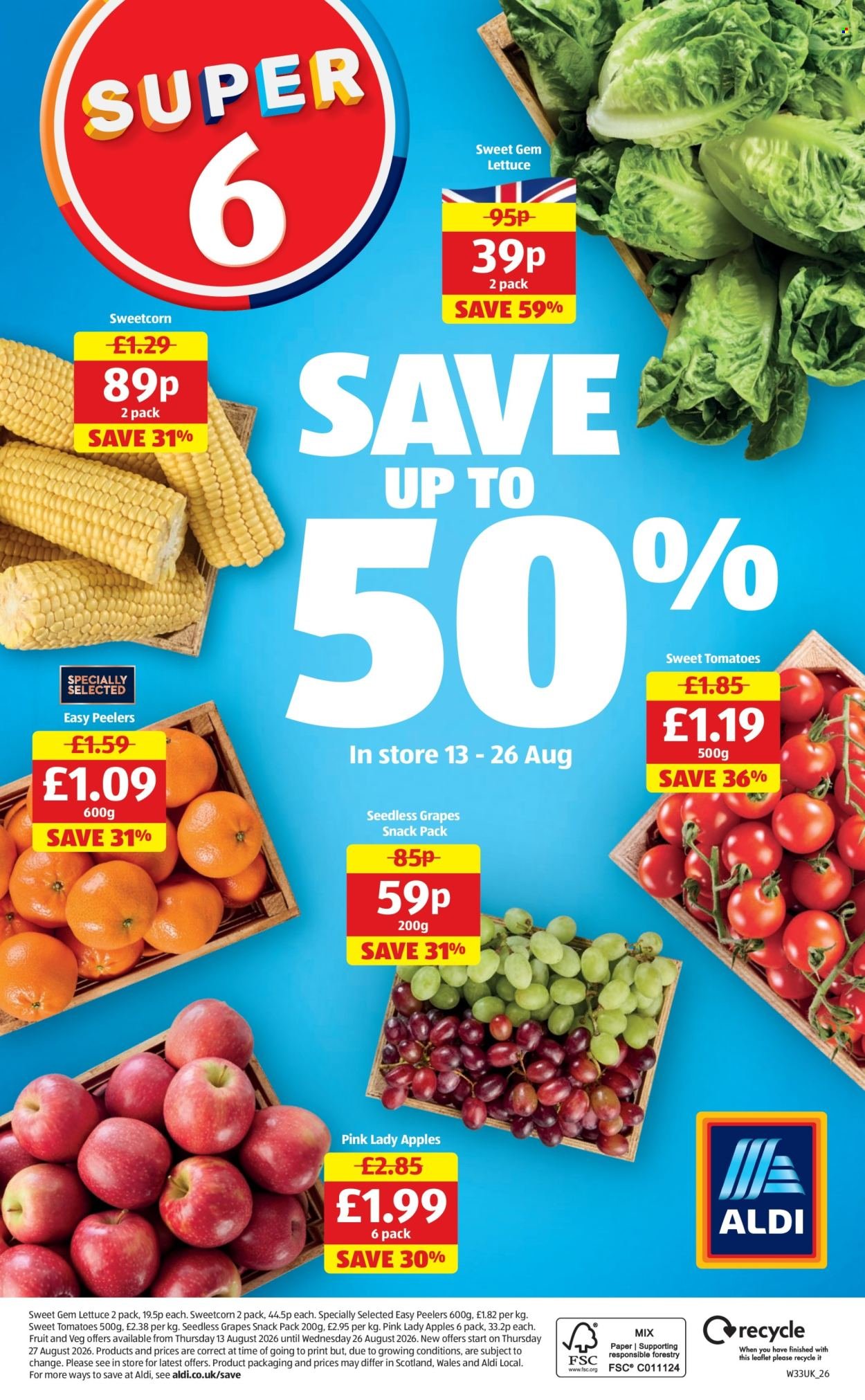 ALDI offer - From 13 Aug 2026