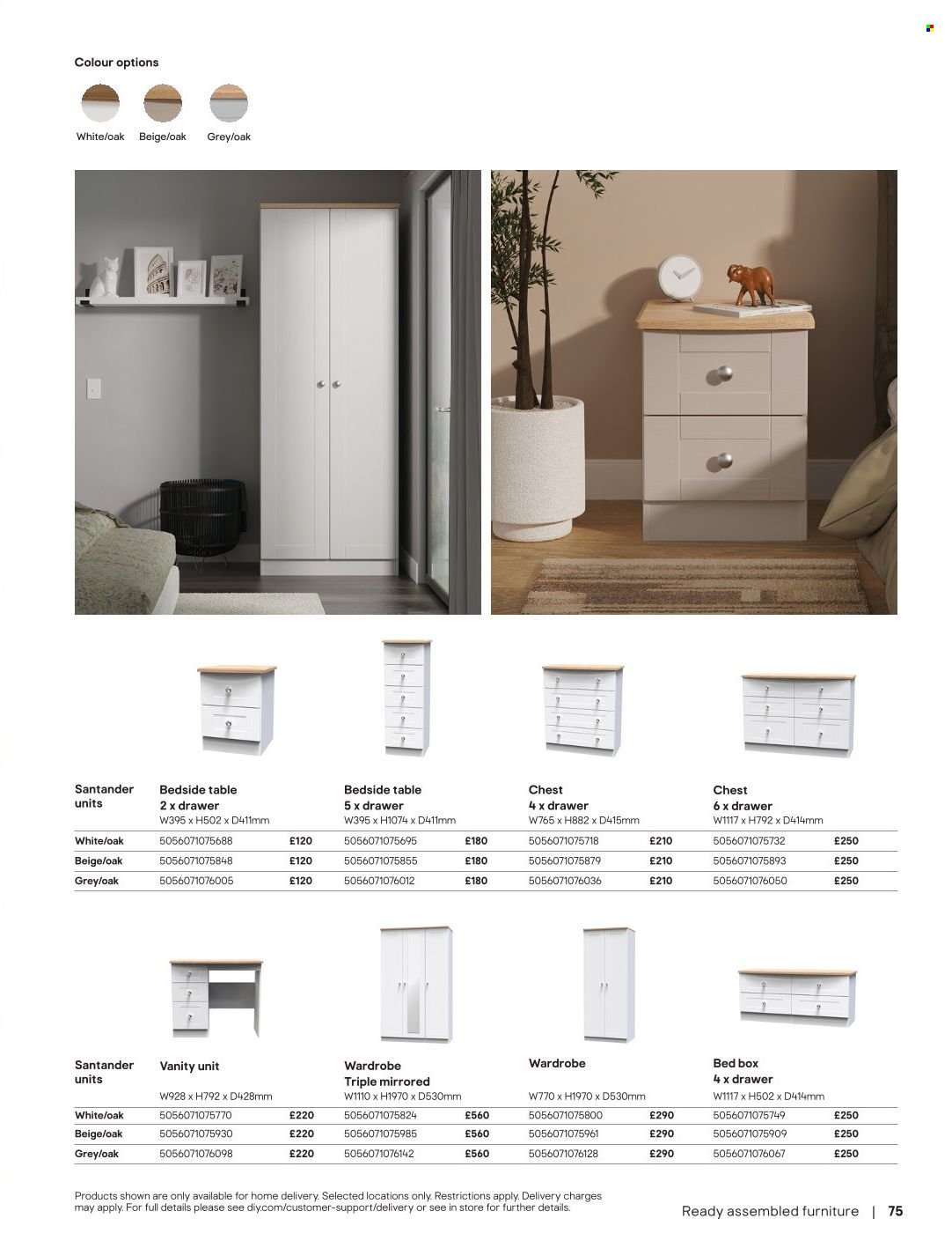 B&Q offer - Furniture & storage (2025-08-27) | 75