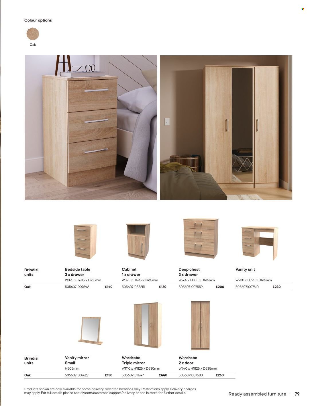 B&Q offer - Furniture & storage (2025-08-27) | 79