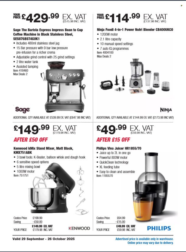COSTCO offer - From 29 Sept 2025 (2025-09-29 - 2025-10-26) | 2