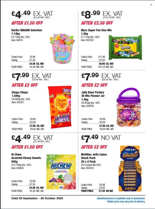 COSTCO offer - From 29 Sept 2025 (2025-09-29 - 2025-10-26) | 20