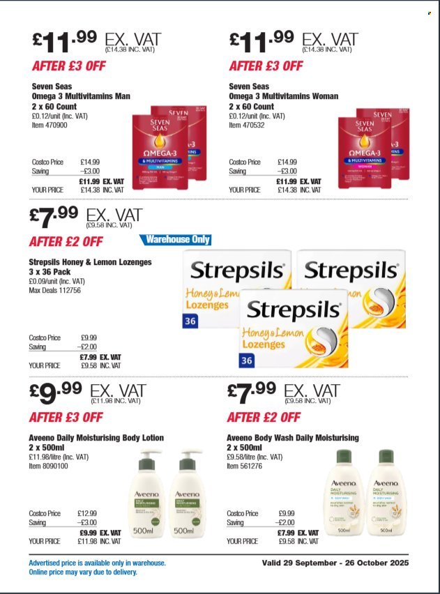 COSTCO offer - From 29 Sept 2025 (2025-09-29 - 2025-10-26) | 25