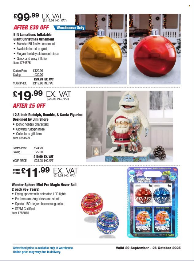 COSTCO offer - From 29 Sept 2025 (2025-09-29 - 2025-10-26) | 9