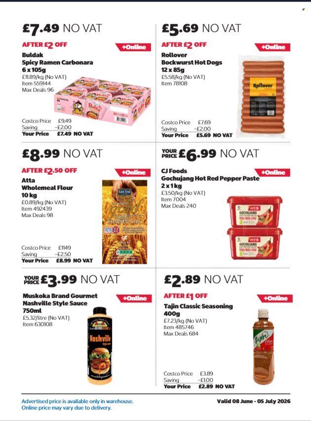 COSTCO offer - From 8 Jun 2026