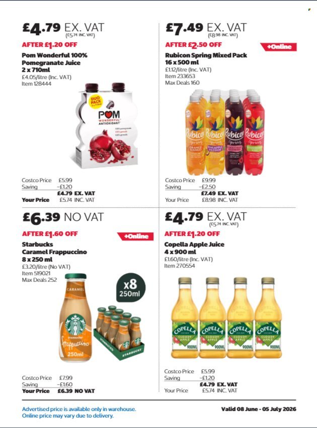 COSTCO offer - From 8 Jun 2026