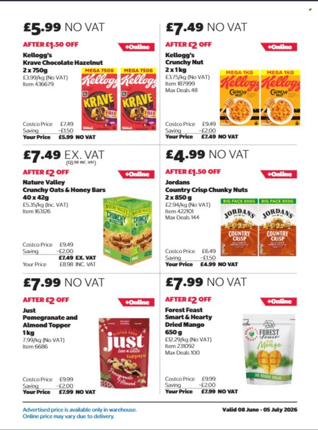 COSTCO offer - From 8 Jun 2026