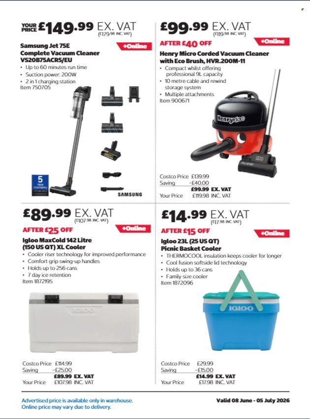 COSTCO offer - From 8 Jun 2026
