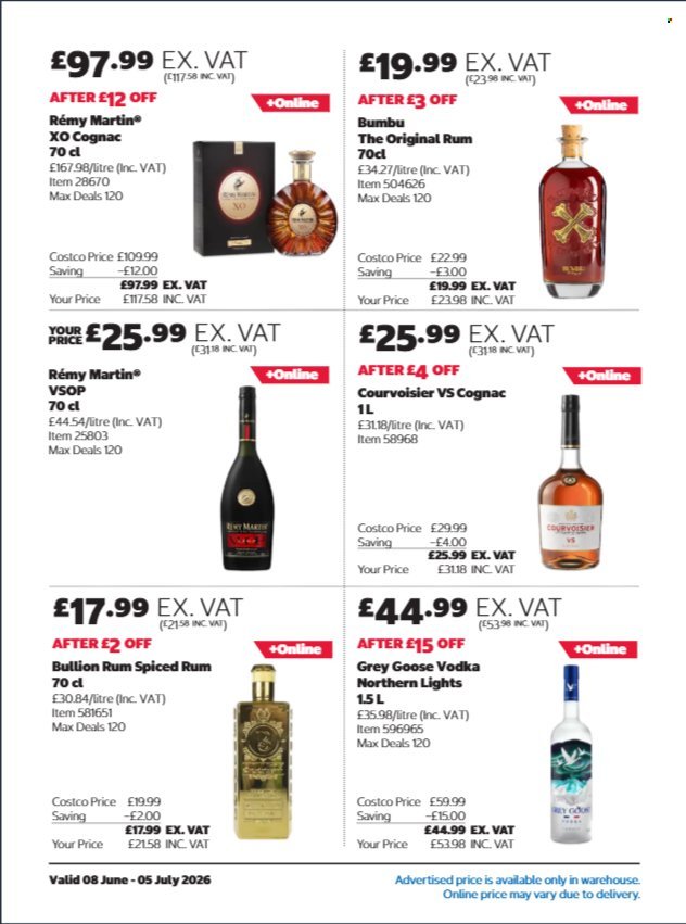 COSTCO offer - From 8 Jun 2026