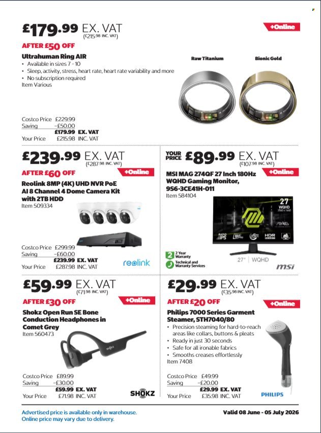 COSTCO offer - From 8 Jun 2026