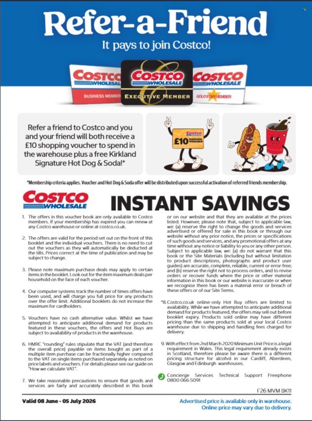COSTCO offer - From 8 Jun 2026