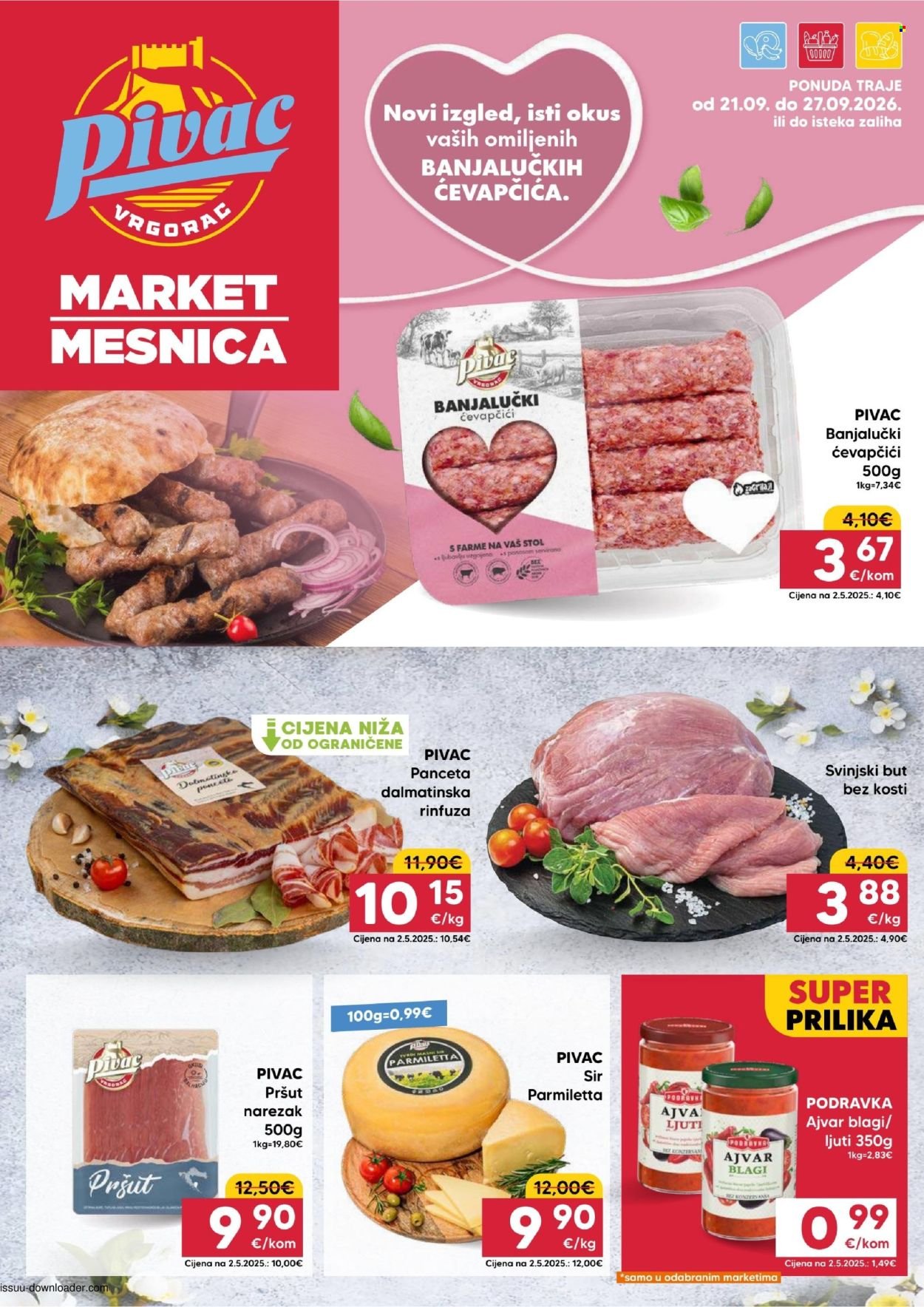 PIVAC katalog - Od ponedeljka 21.09.2026.