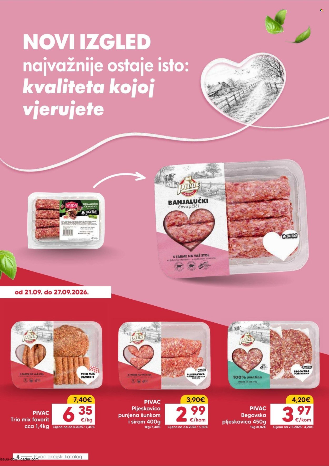 PIVAC katalog - Od ponedeljka 21.09.2026.