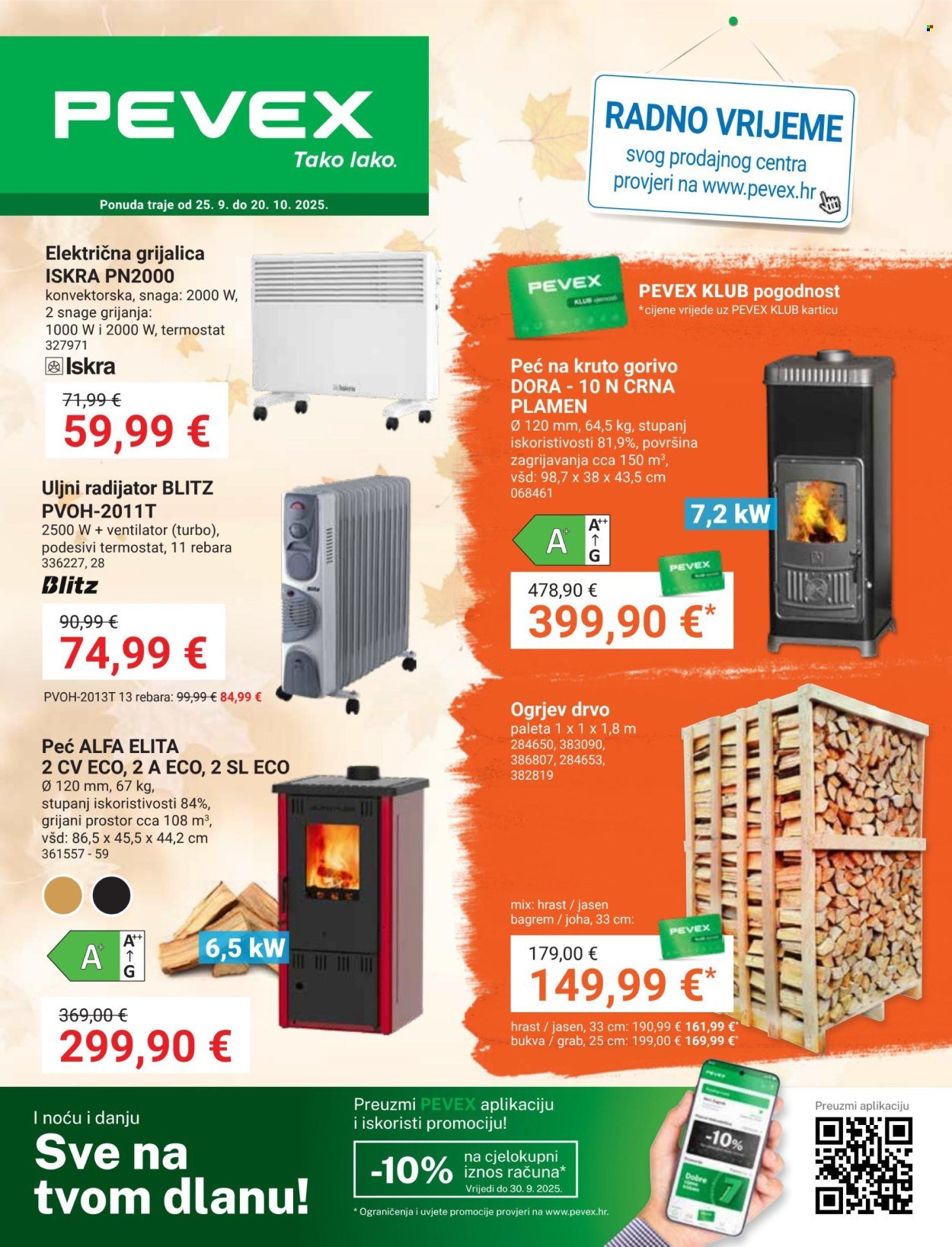 PEVEX katalog - Od četvrtka 25.09.2025.